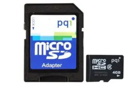 pqi microSDHC Class 4 4GB
