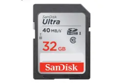SanDisk Ultra SDHC Class 10 UHS-I U1 32GB