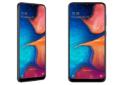 گوشی گلکسی A20 سامسونگ - نمای جلو و نیم رخ / Samsung Galaxy A20