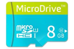MicroDrive DR8009 microSDHC Class 10 8GB
