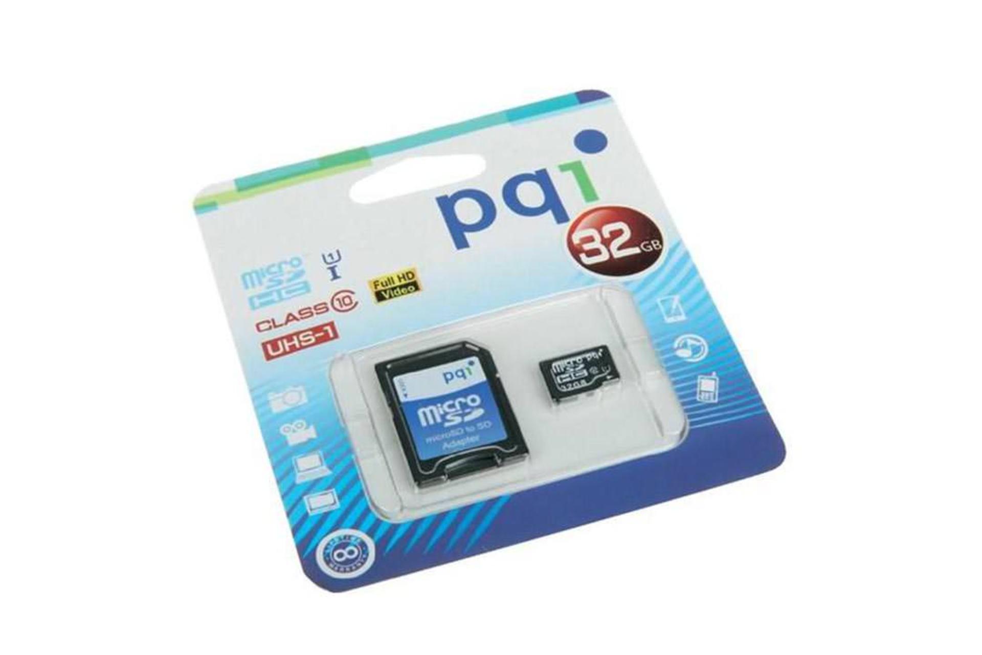 PQI microSDHC Class 10 UHS-I U1 32GB