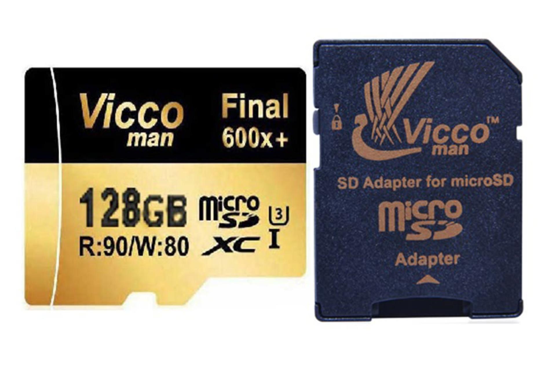 مرجع متخصصين ايران Viccoman Final 600x microSDHC Class 10 UHS-I U3 128GB