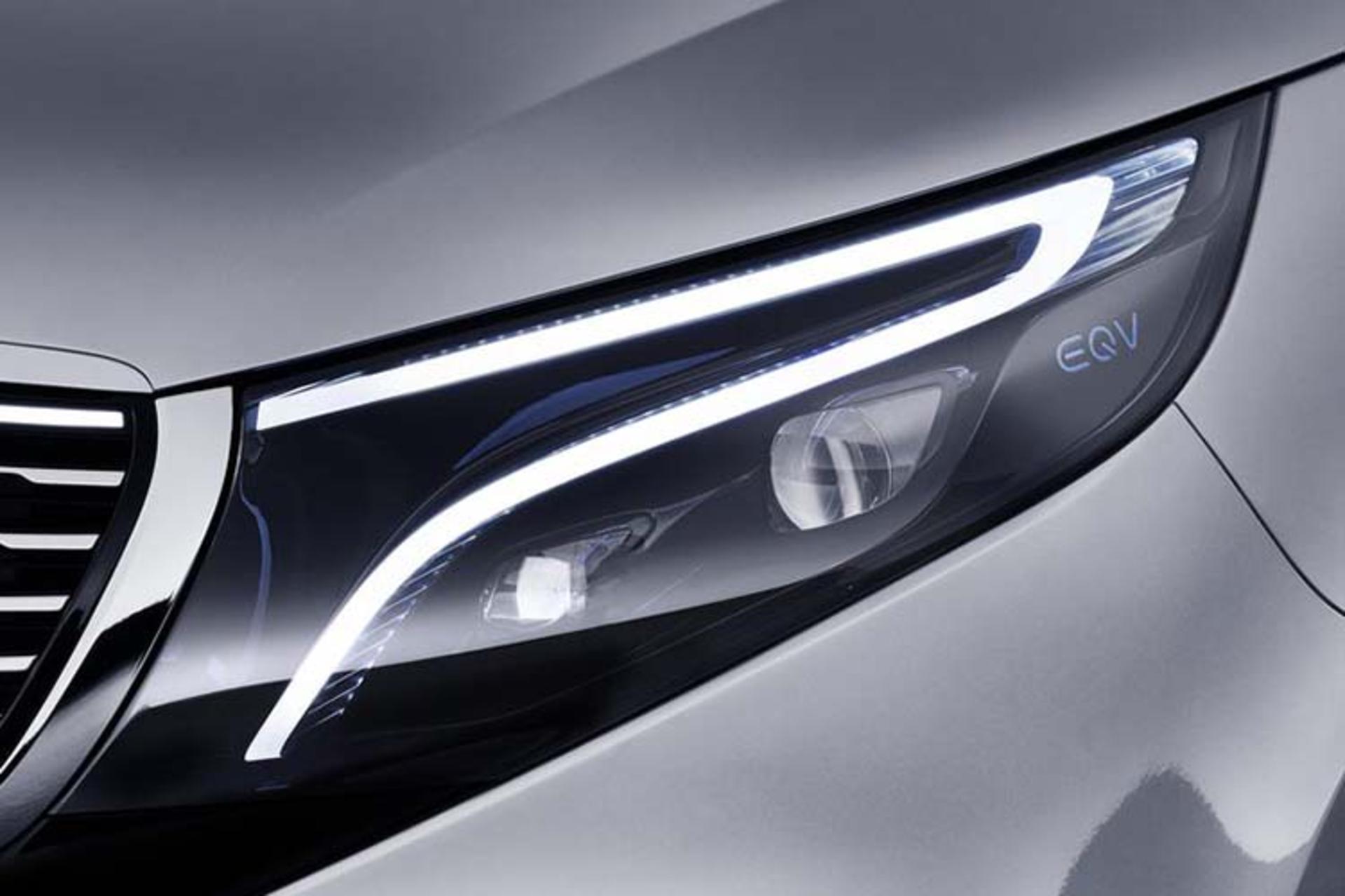 Mercedes-Benz EQV Concept electric van / مرسدس بنز