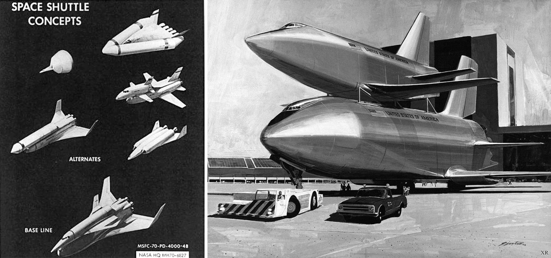 کانسپت های اولیه شاتل