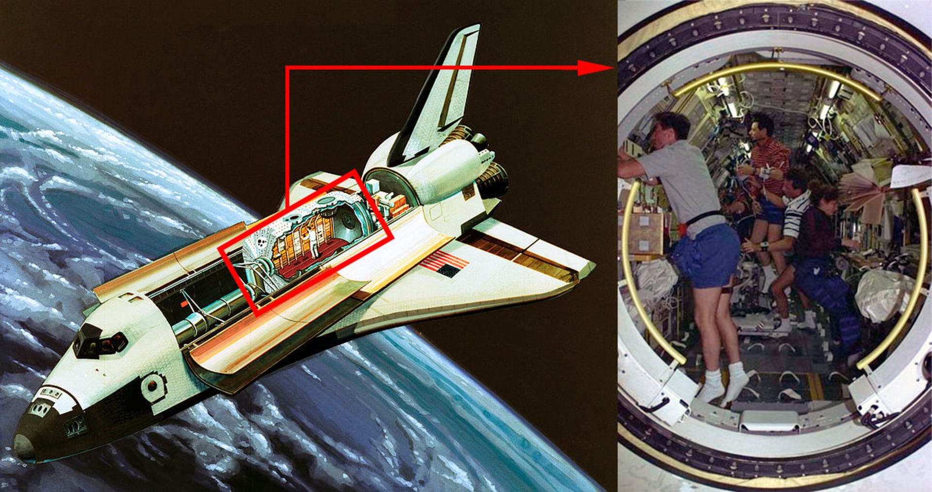 اسپیس لب آزمایشگاه فضایی شاتل