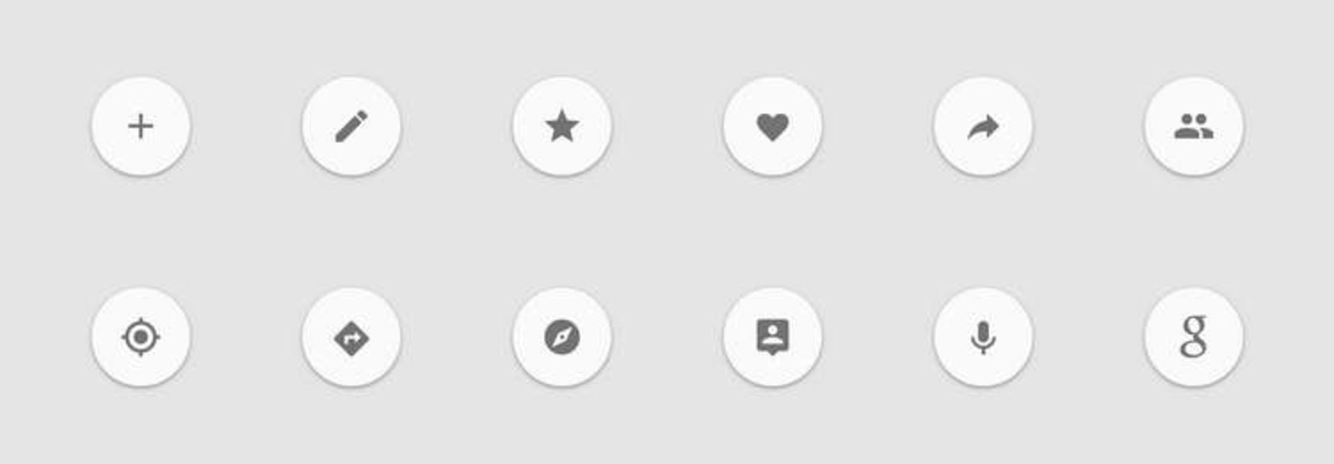 Floating action buttons