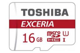 Toshiba M301 microSDHC Class 10 UHS-I U1 16GB