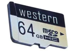 Western B&W microSDXC Class 10 UHS-I U1 64GB