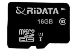RiDATA High Speed microSDHC Class 10 UHS-I U1 16GB