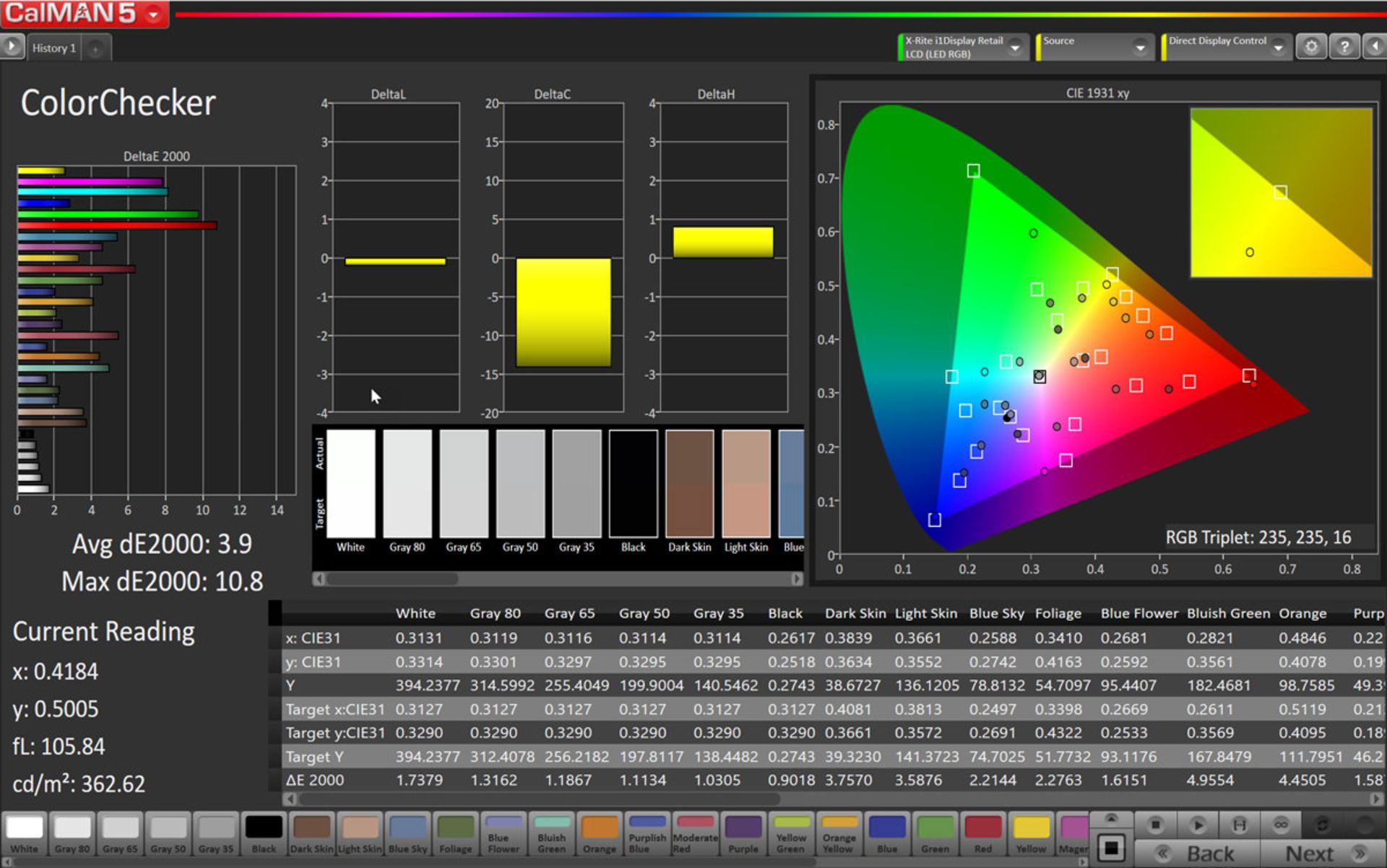 مرجع متخصصين ايران خطاي رنگ در فضاي AdobeRGB در سرفيس لپ تاپ ۲