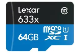 Lexar High Performance microSDXC Class 10 UHS-I U1 64GB