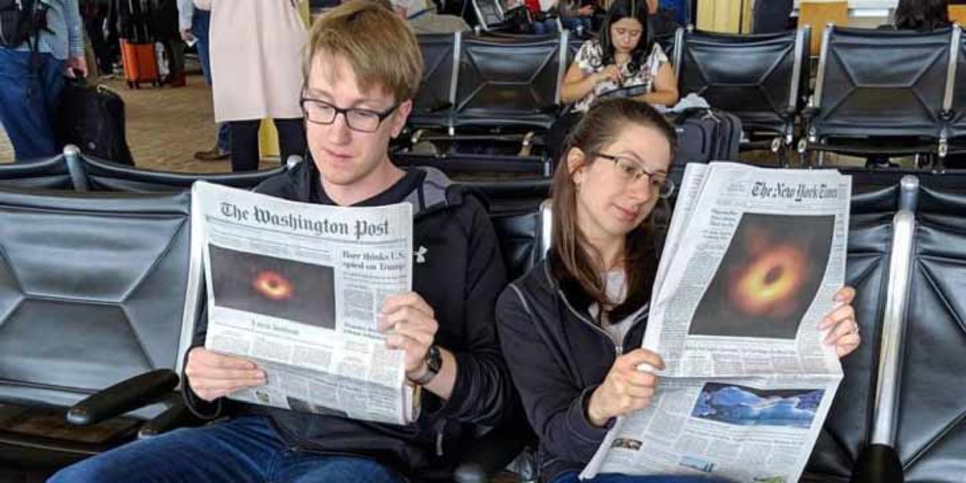 کیتی بومن به همراه همکارش آندرو چائه 