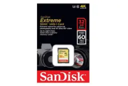 SanDisk Extreme SDHC Class 10 UHS-I U3 32GB