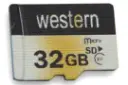 Western microSDHC Class 10 UHS-I U1 32GB