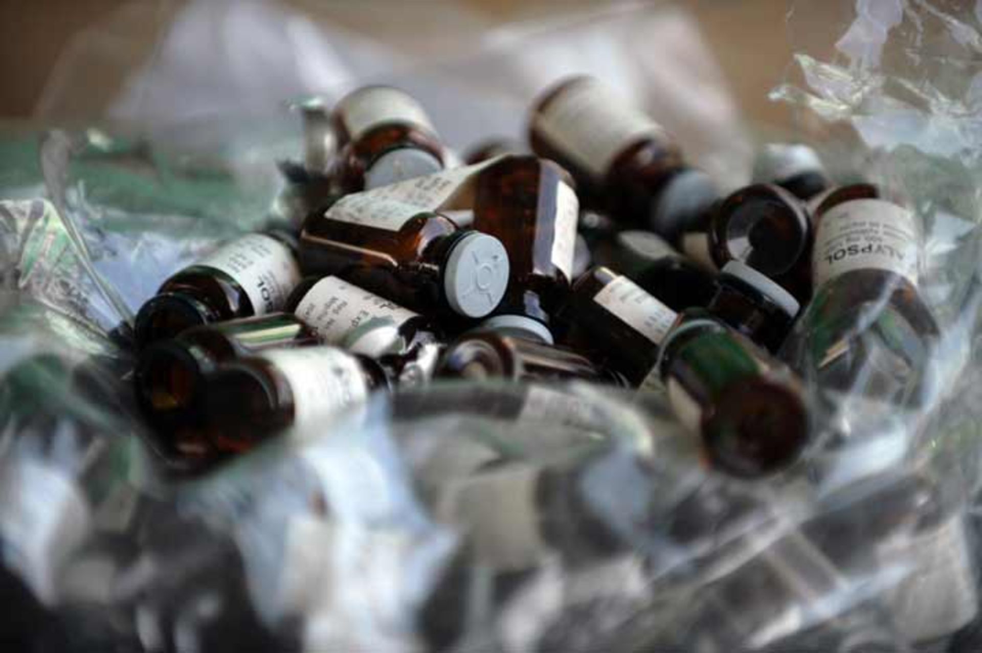 کپسول‌های شیشه کتامین