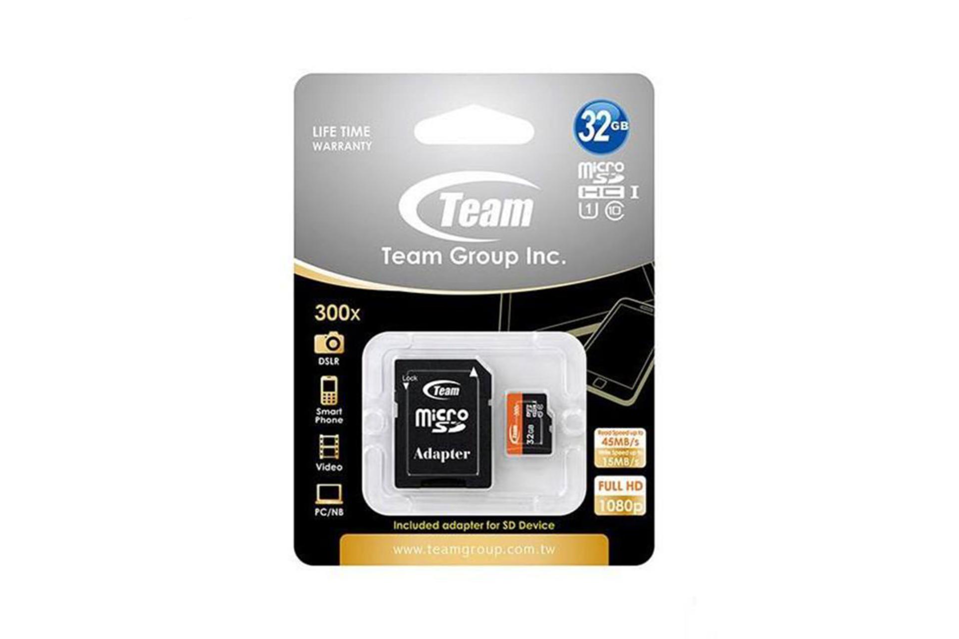 Team Group microSDHC Class 10 UHS-I U1 32GB