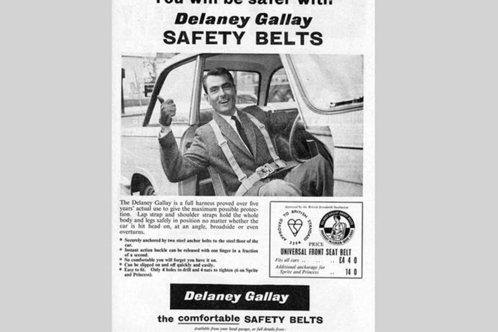 Delaney Galley seatbelts