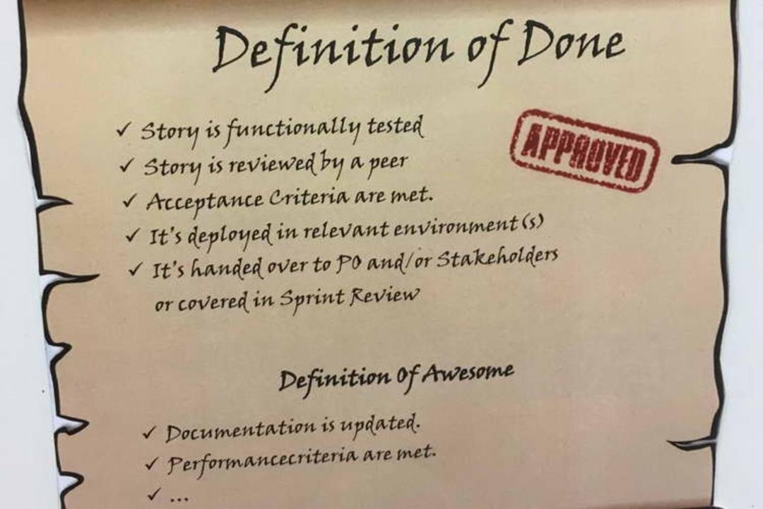 Definition Of Done