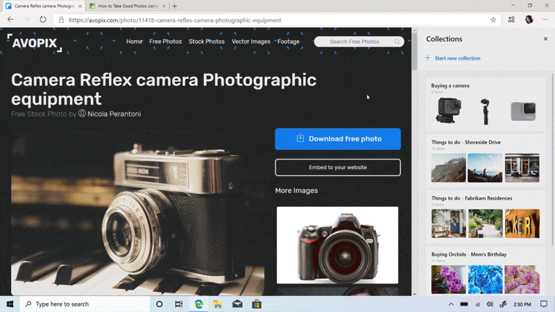 مایکروسافت اج / کالکشن 