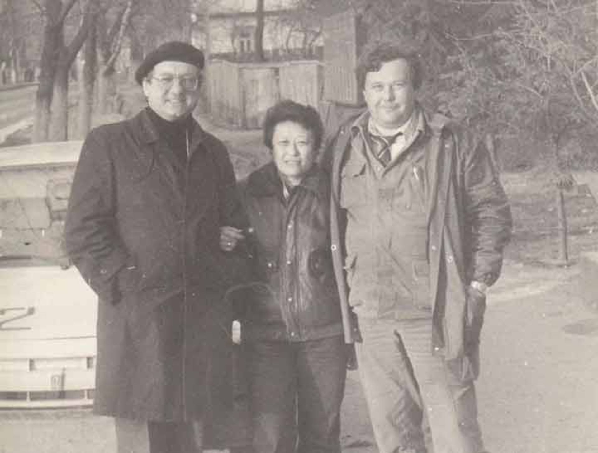 ماریا پروتسینکو، (در وسط عکس) معمار ارشد شهر پریپیات 