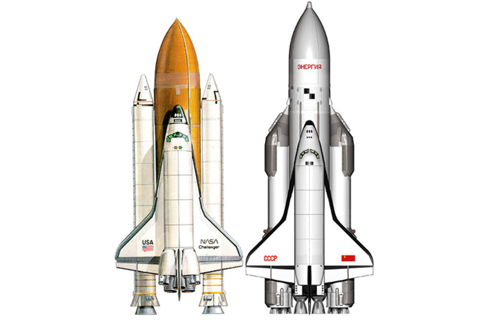 بوران و شاتل فضایی / Buran and STS