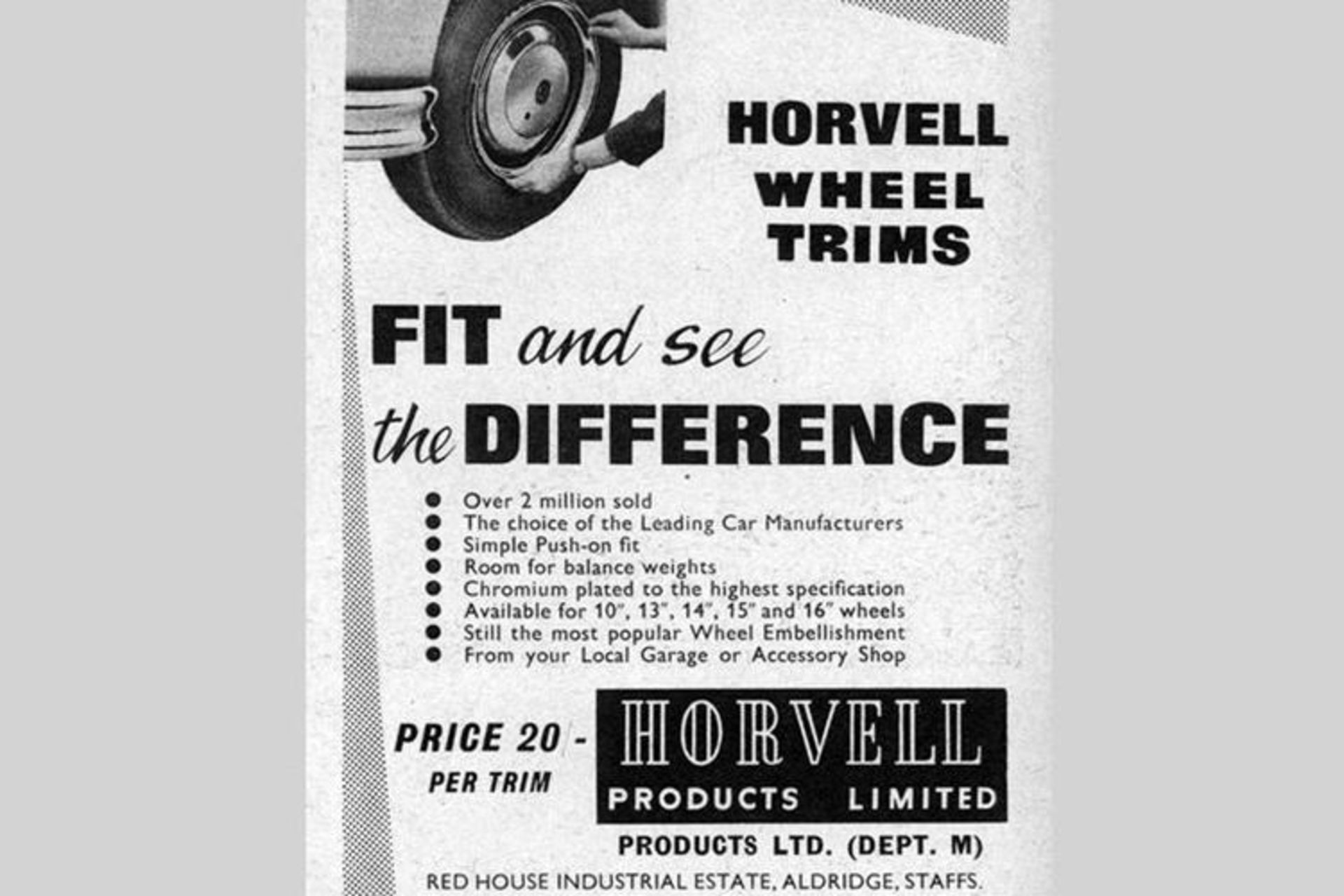 Horvell wheel trims
