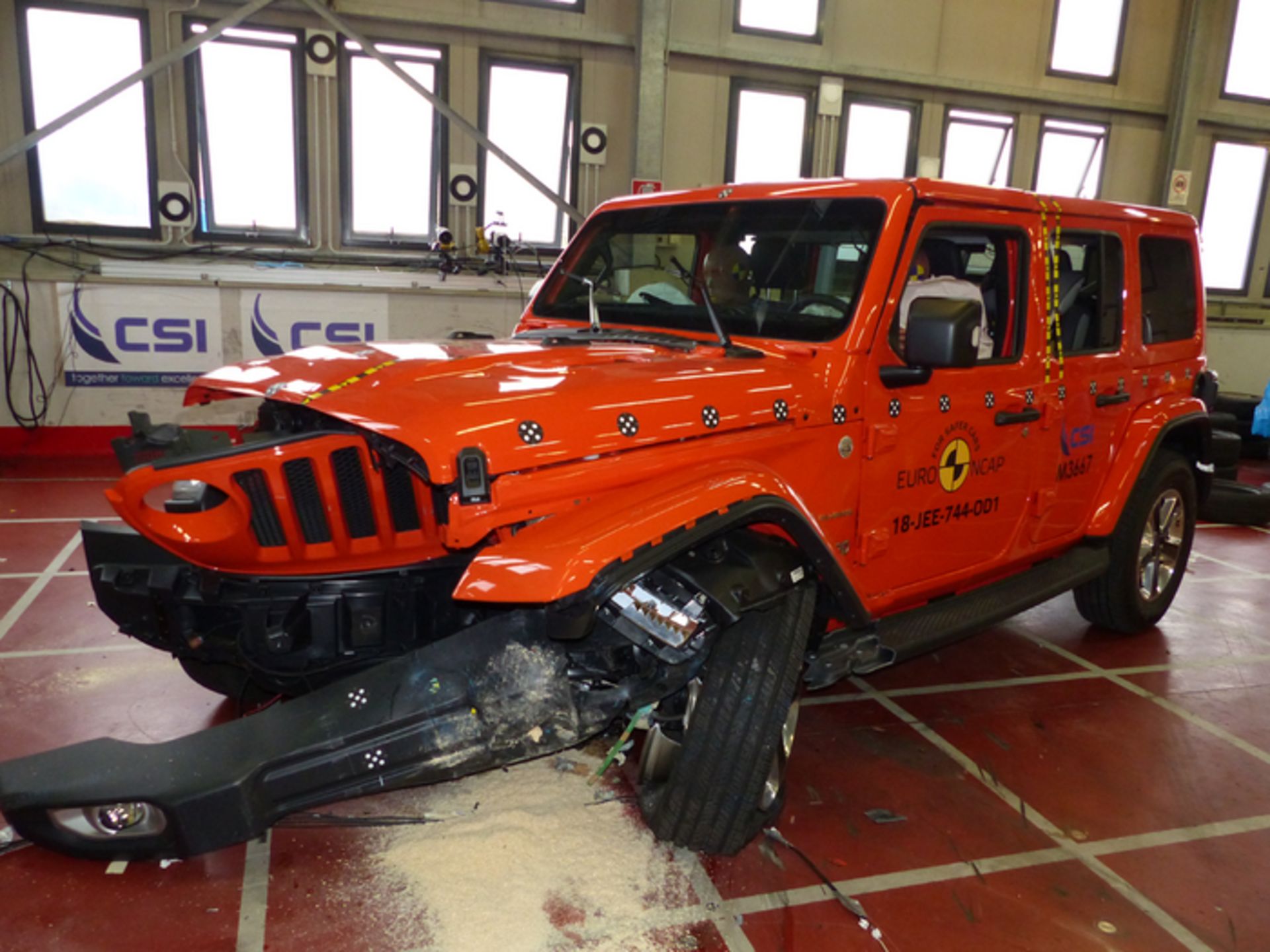  jeep wrangler ANCAP crash test