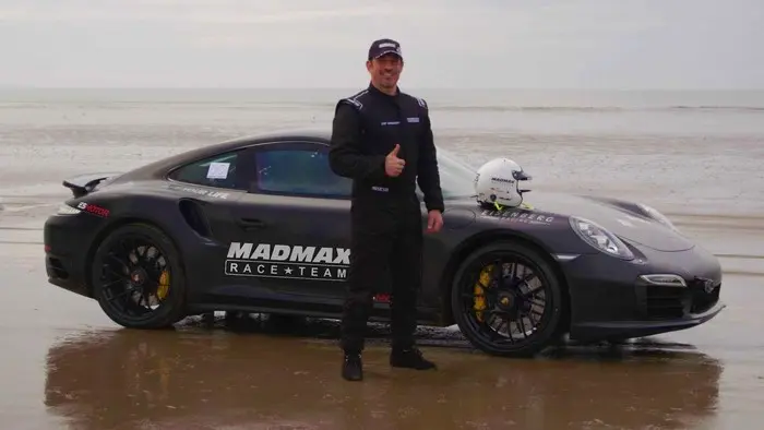 fastest speed ever recorded on sand