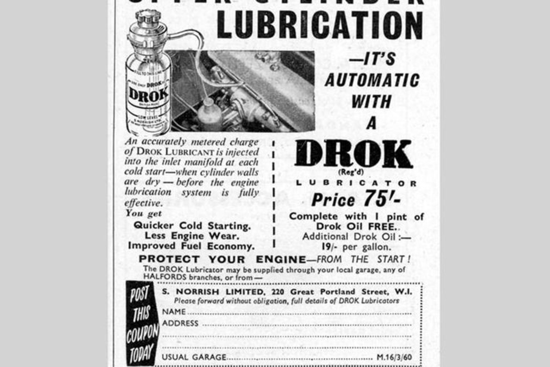 Drok lubricator