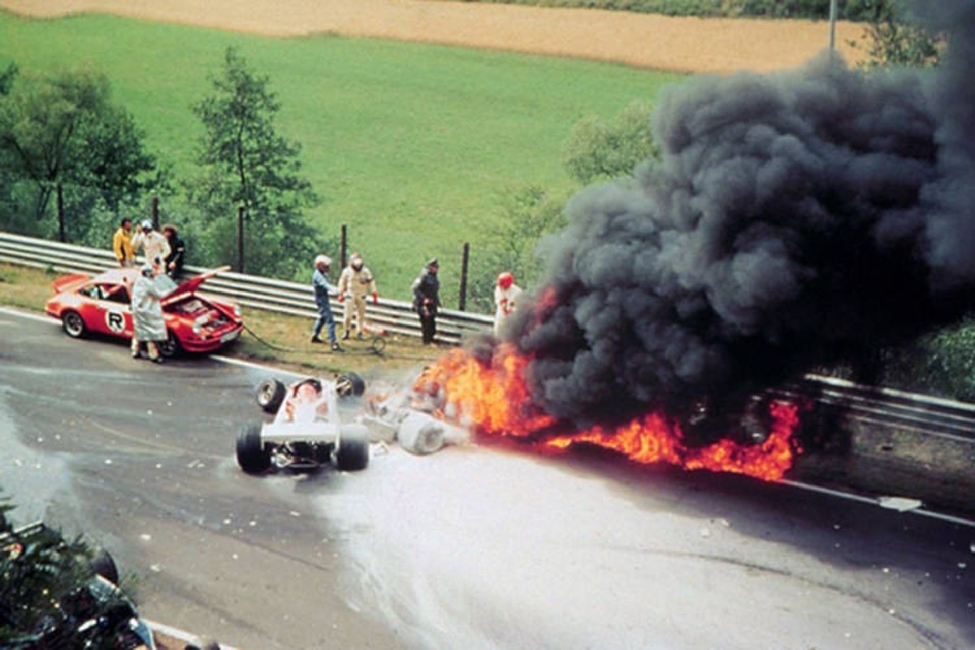Niki Lauda 1976 crash