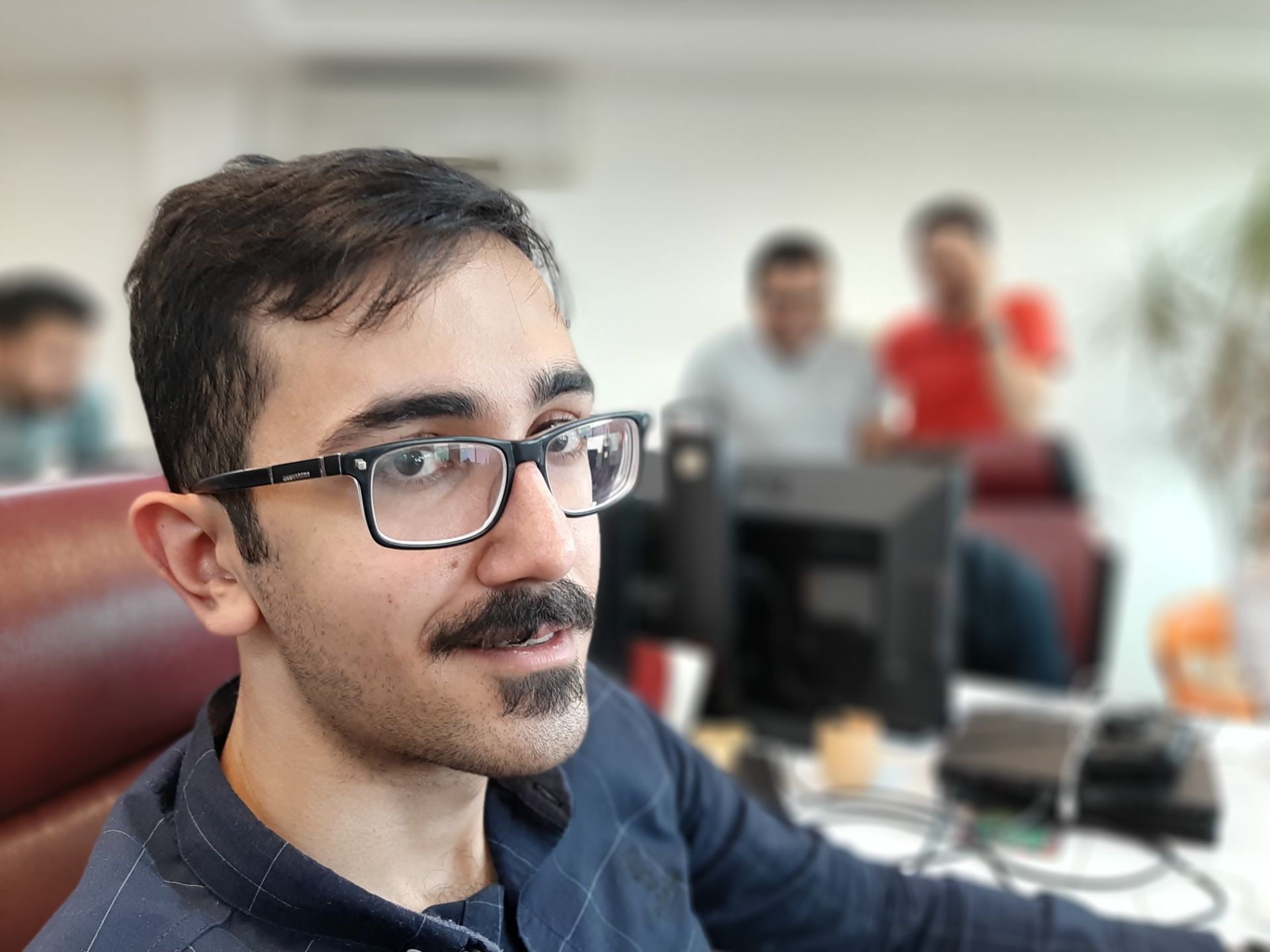 افکت بوکه عادی؛ گرفته شده با دوربین اصلی