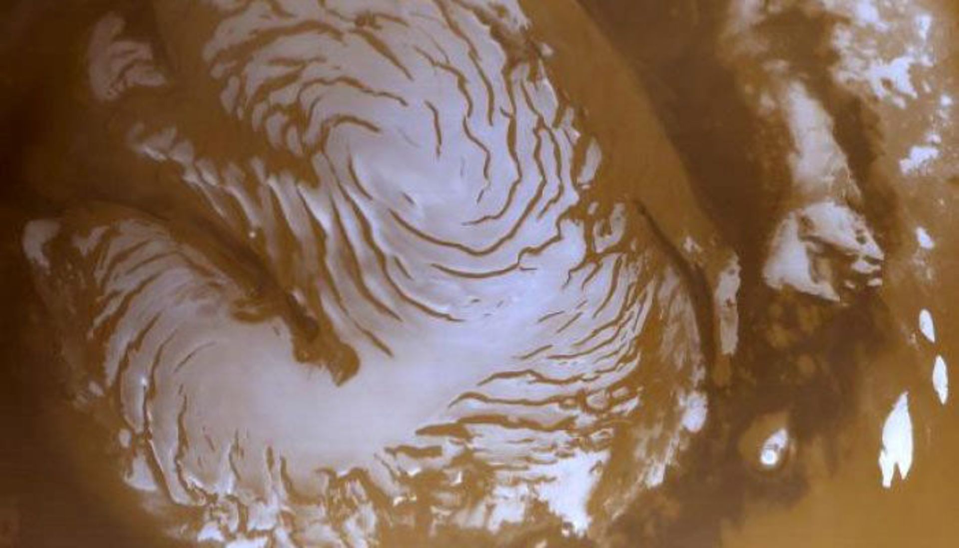 پوشش برفی مریخ