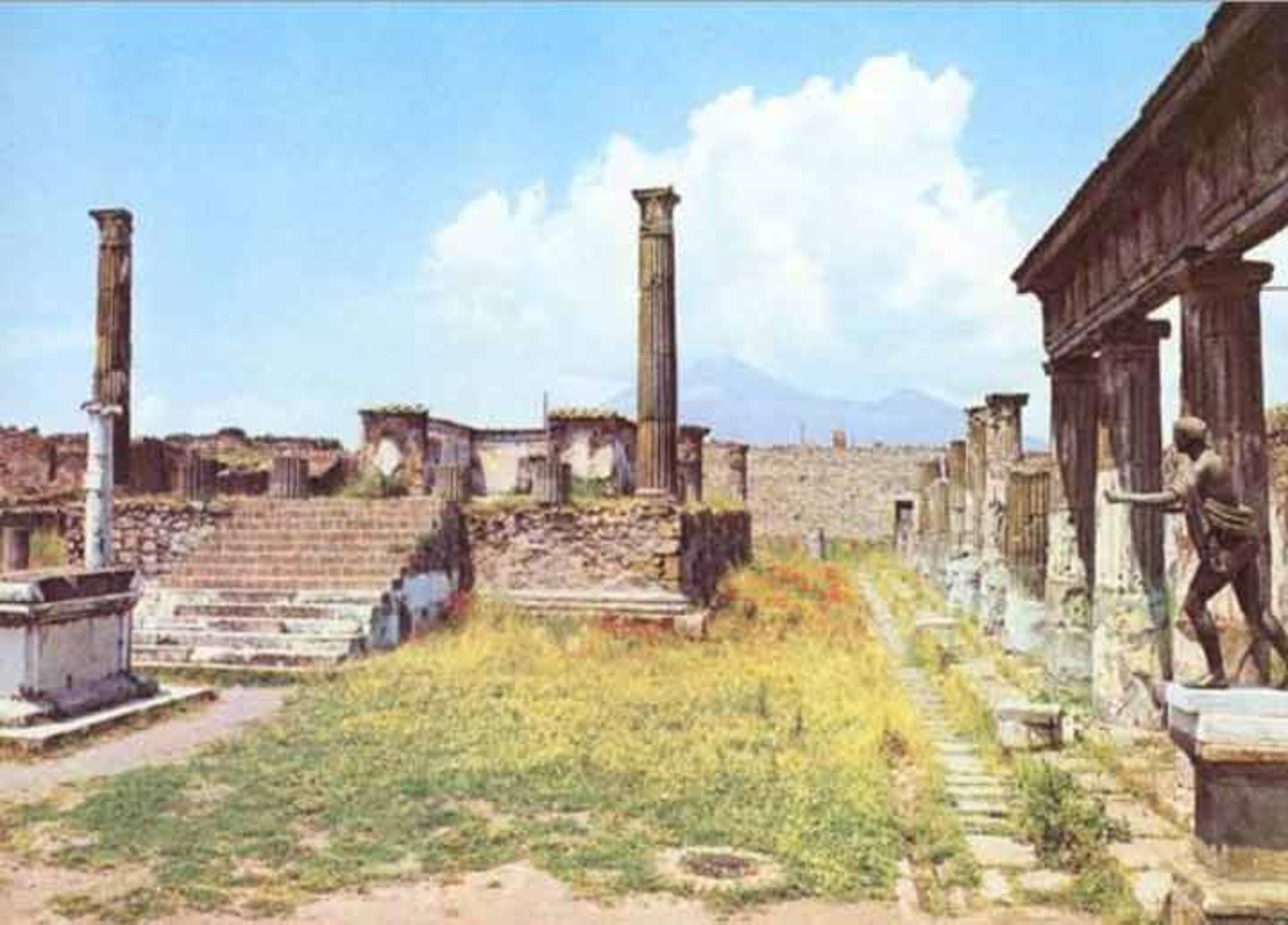 وضعیت کنونی معبد آپولو در شهر پمپئی