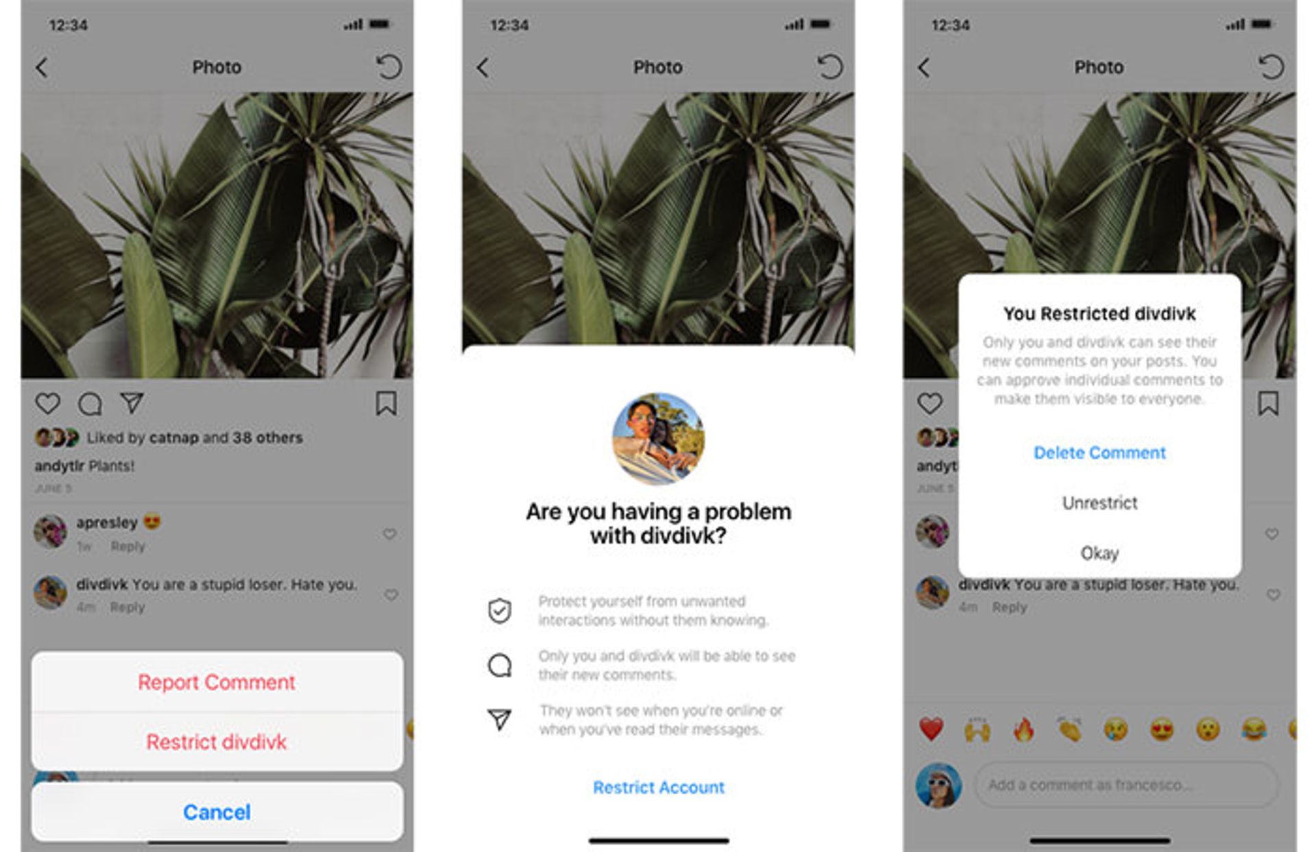 فیلتر کامنت