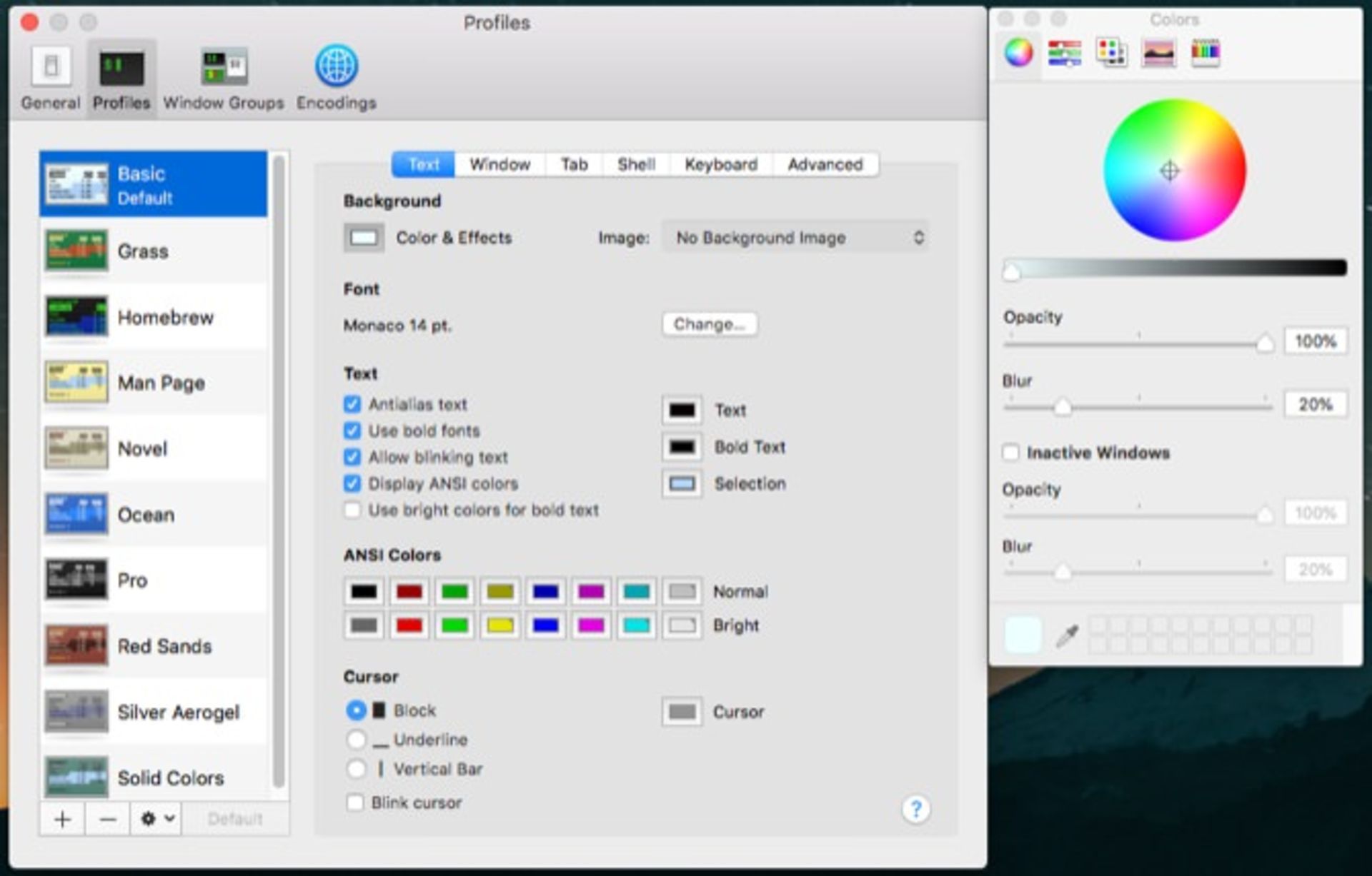 customize opacity