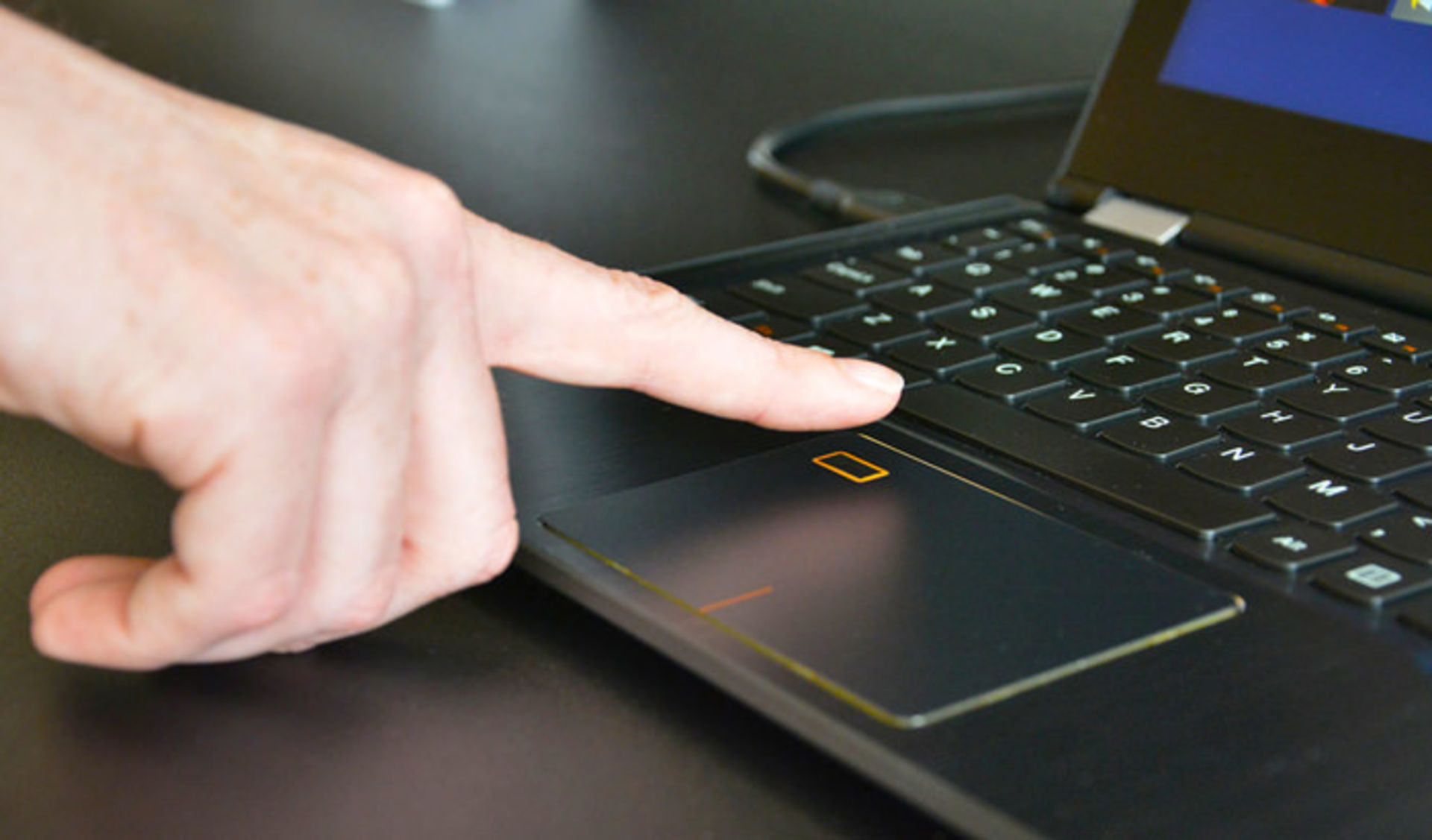 مرجع متخصصين ايران لپ تاپ مجهز به حسگر اثر انگشت