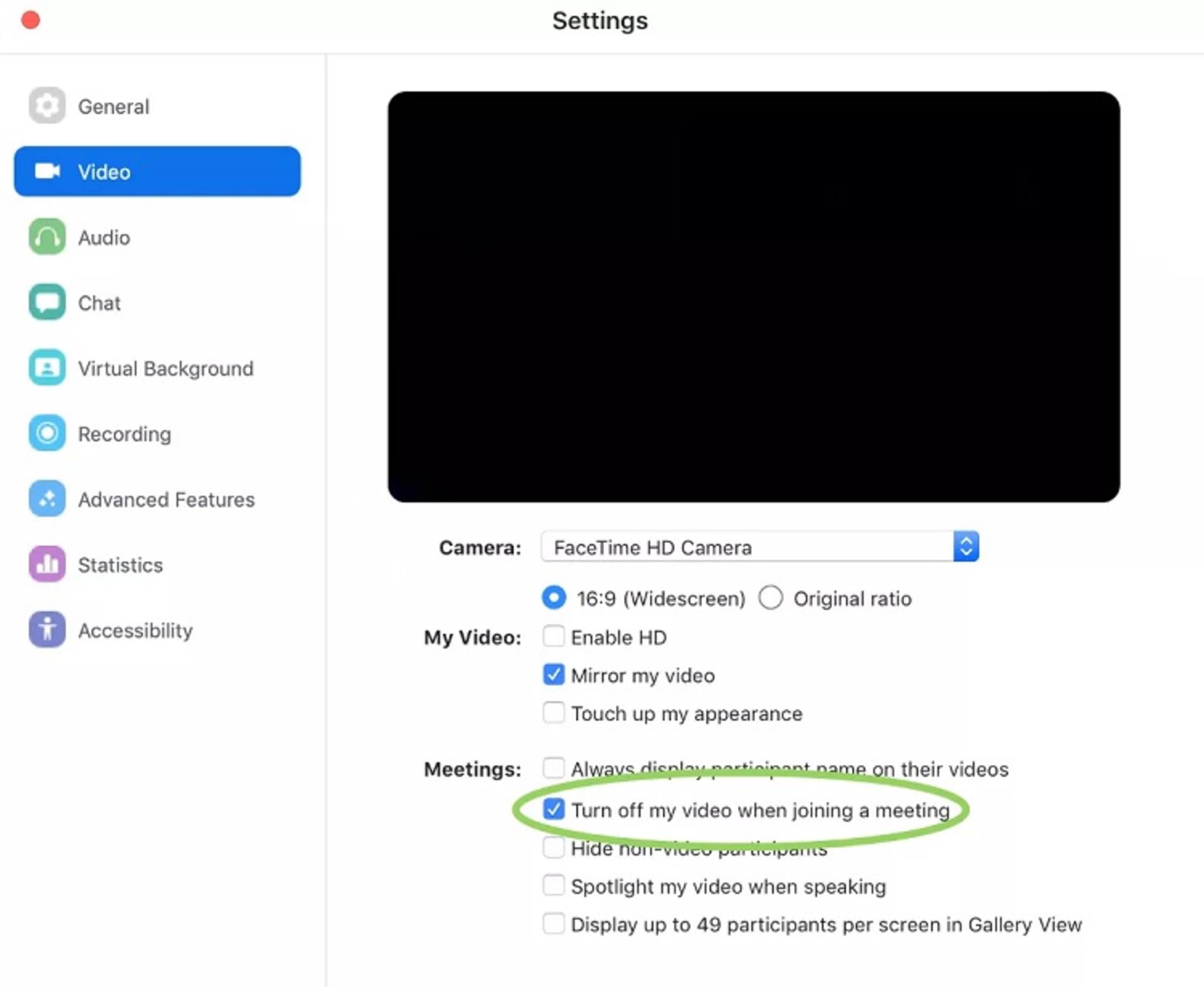 Mac camera