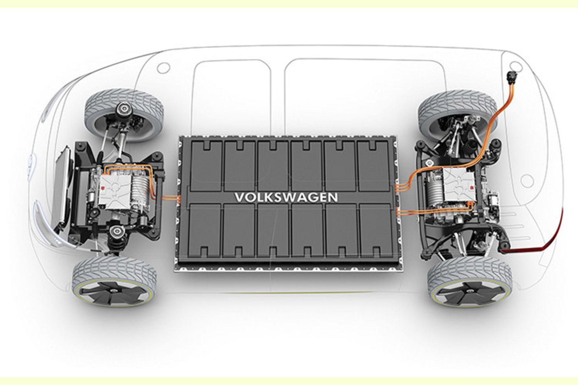 Volkswagen MEB Platform Electric car / پلتفرم خودروی الکتریکی فولکس واگن