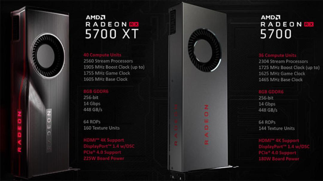 کارت گرافیک radeon 5700 xt