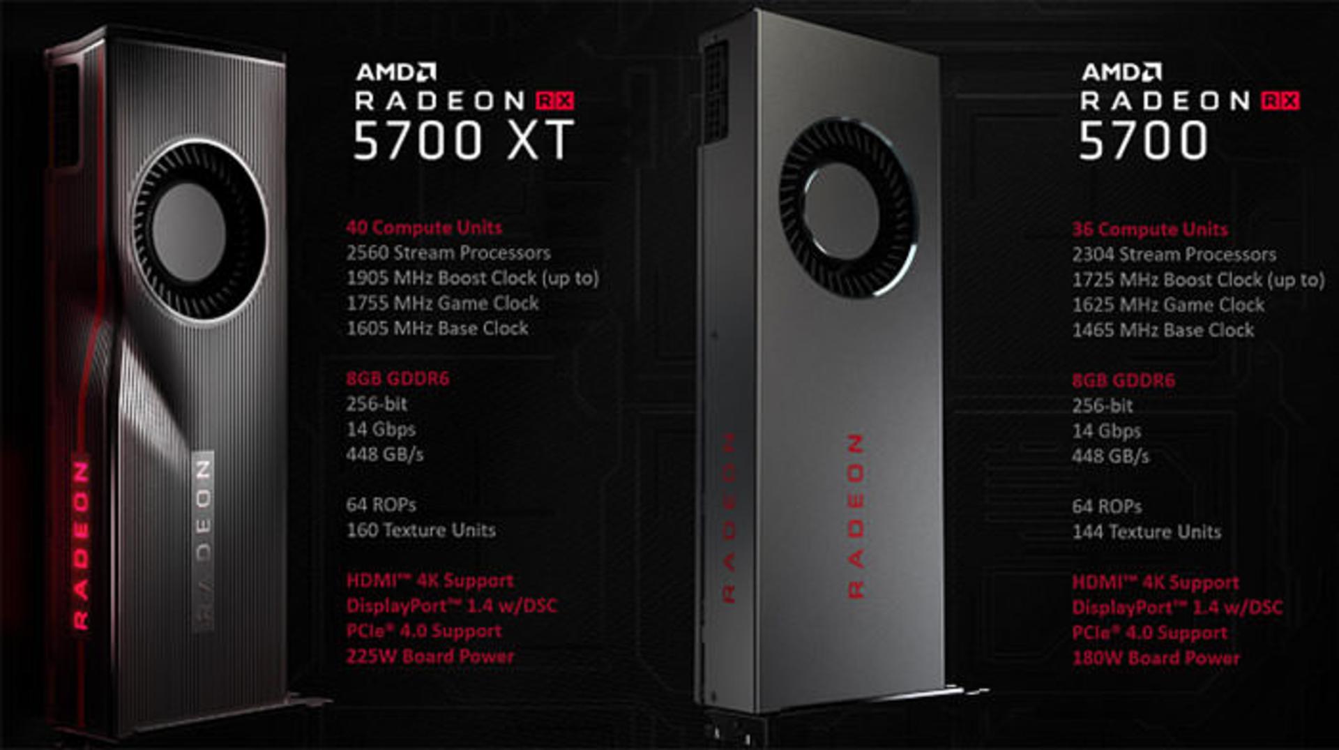 کارت گرافیک radeon 5700 xt