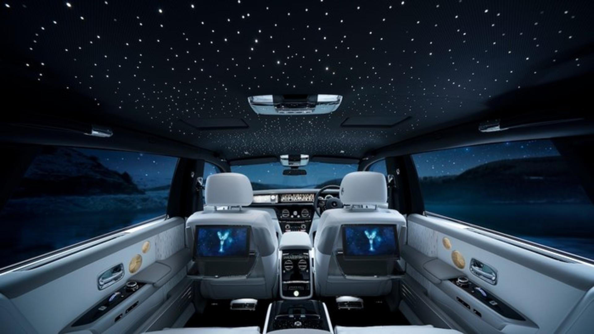2019 Rolls Royce Phantom starlight headliner