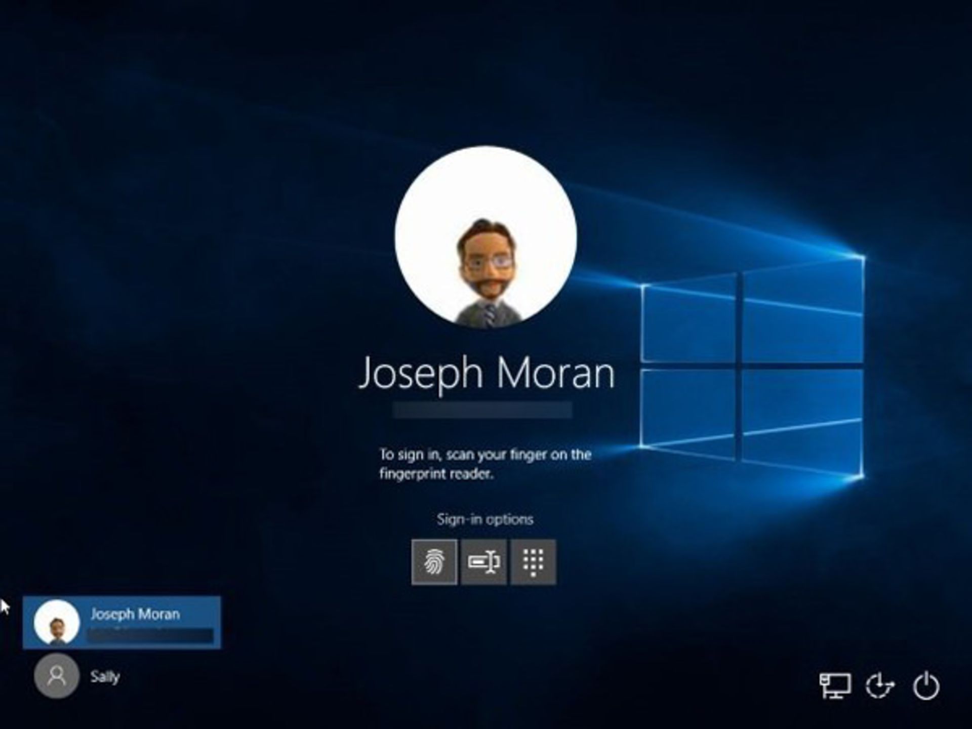 ورود به ویندوز ۱۰ با اثر انگشت