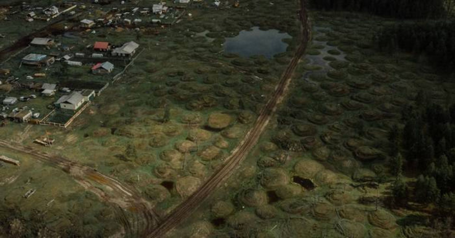 ذوب شدن لایه منجمد خاک در شمال روسیه