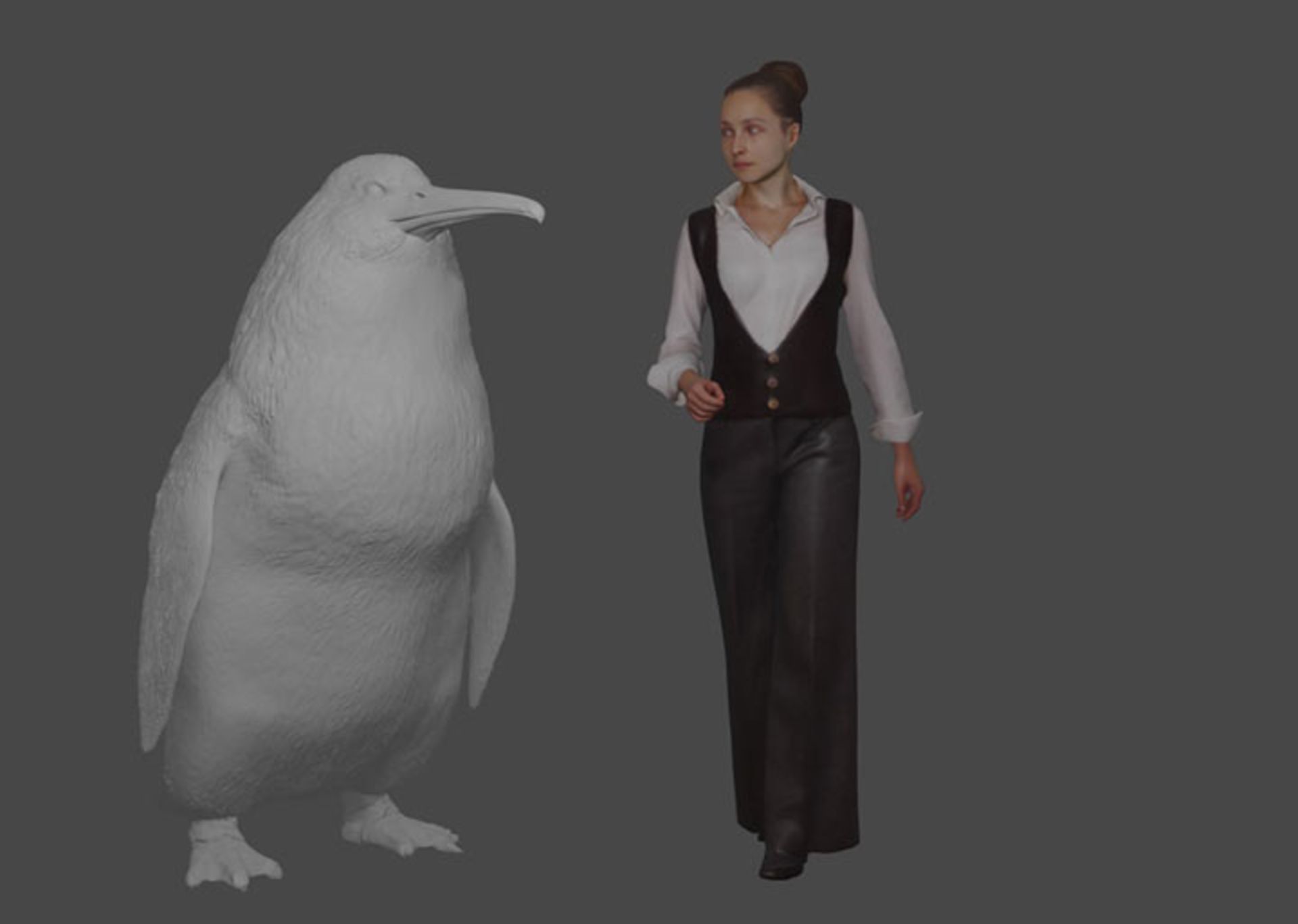 کشف پنگوئنی به جثه یک انسان