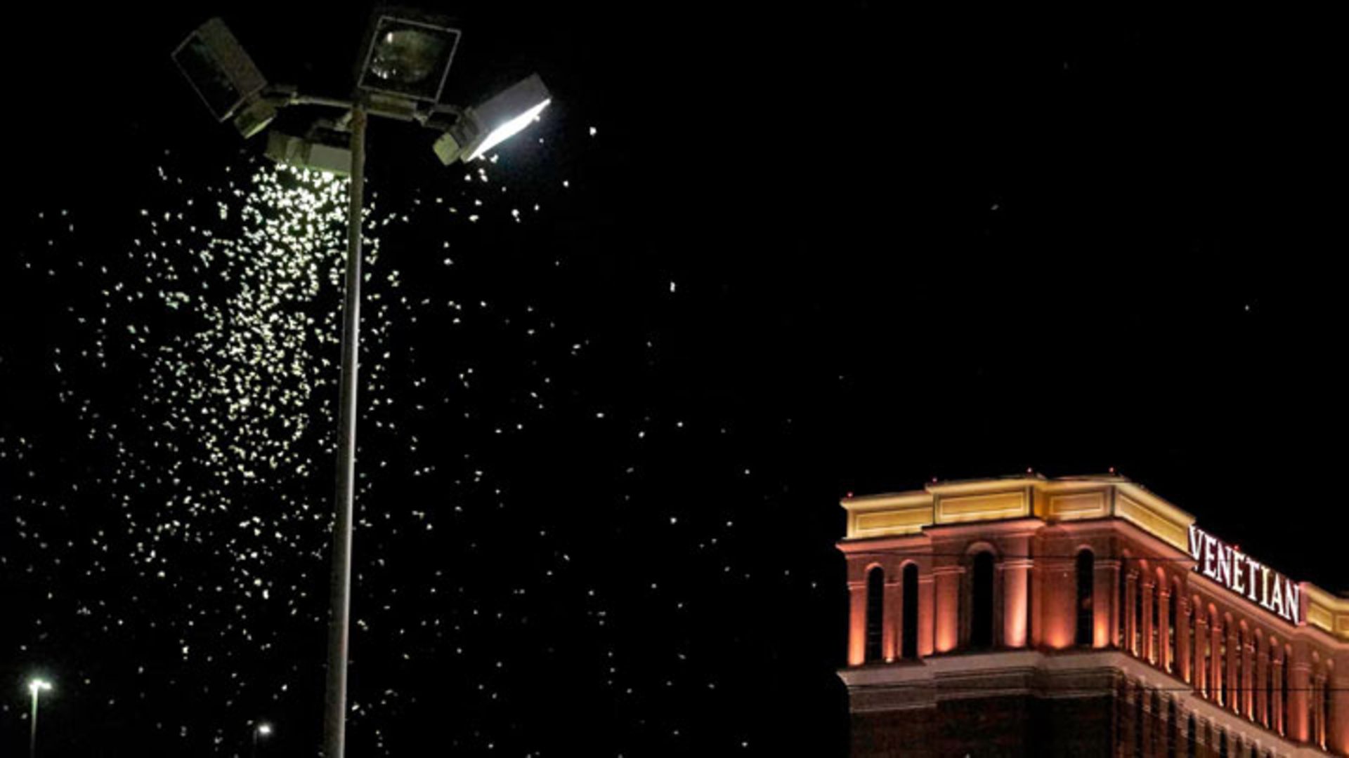 لاس وگاس برف‌پوش!