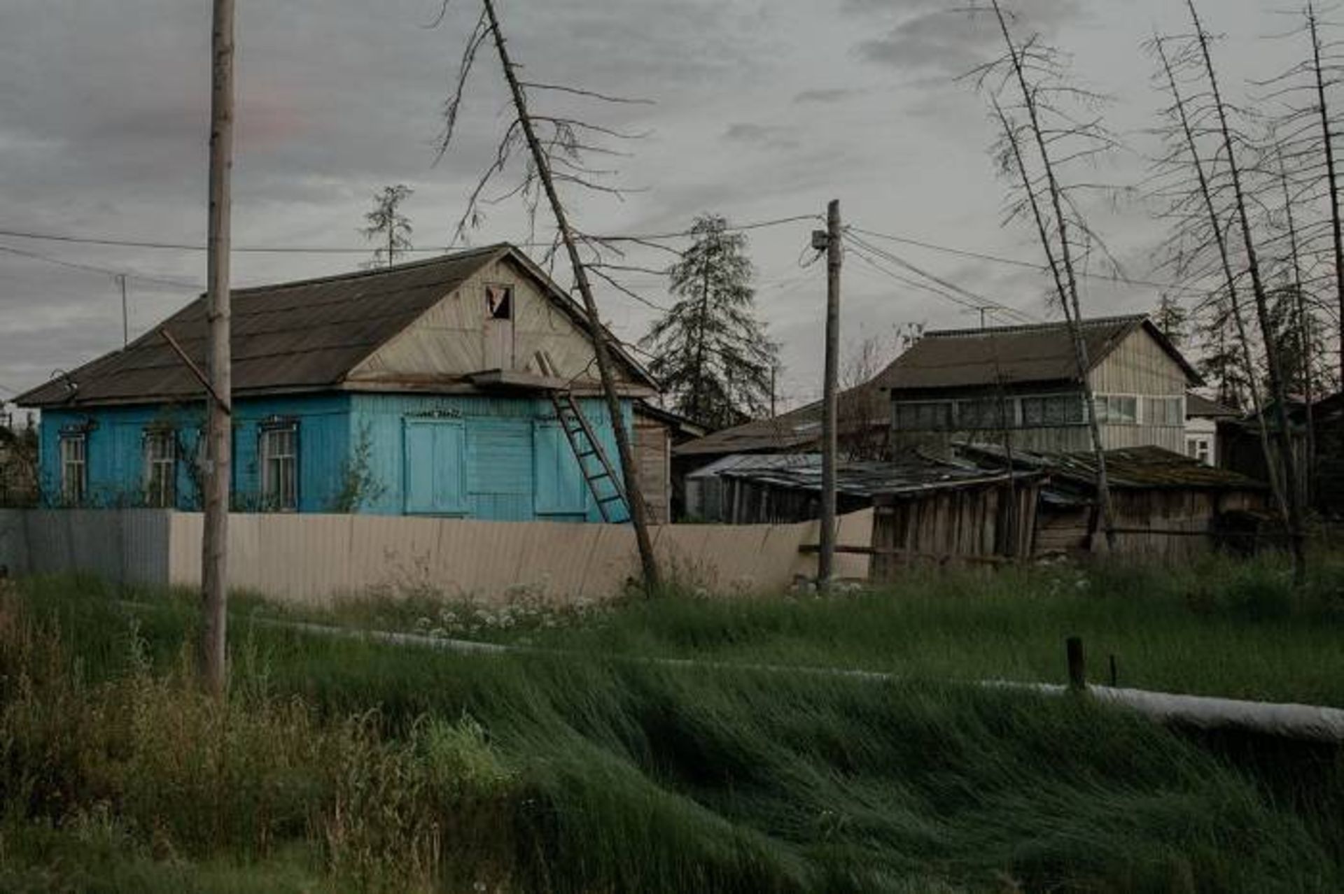 آب گرفتگی روستای روسیه