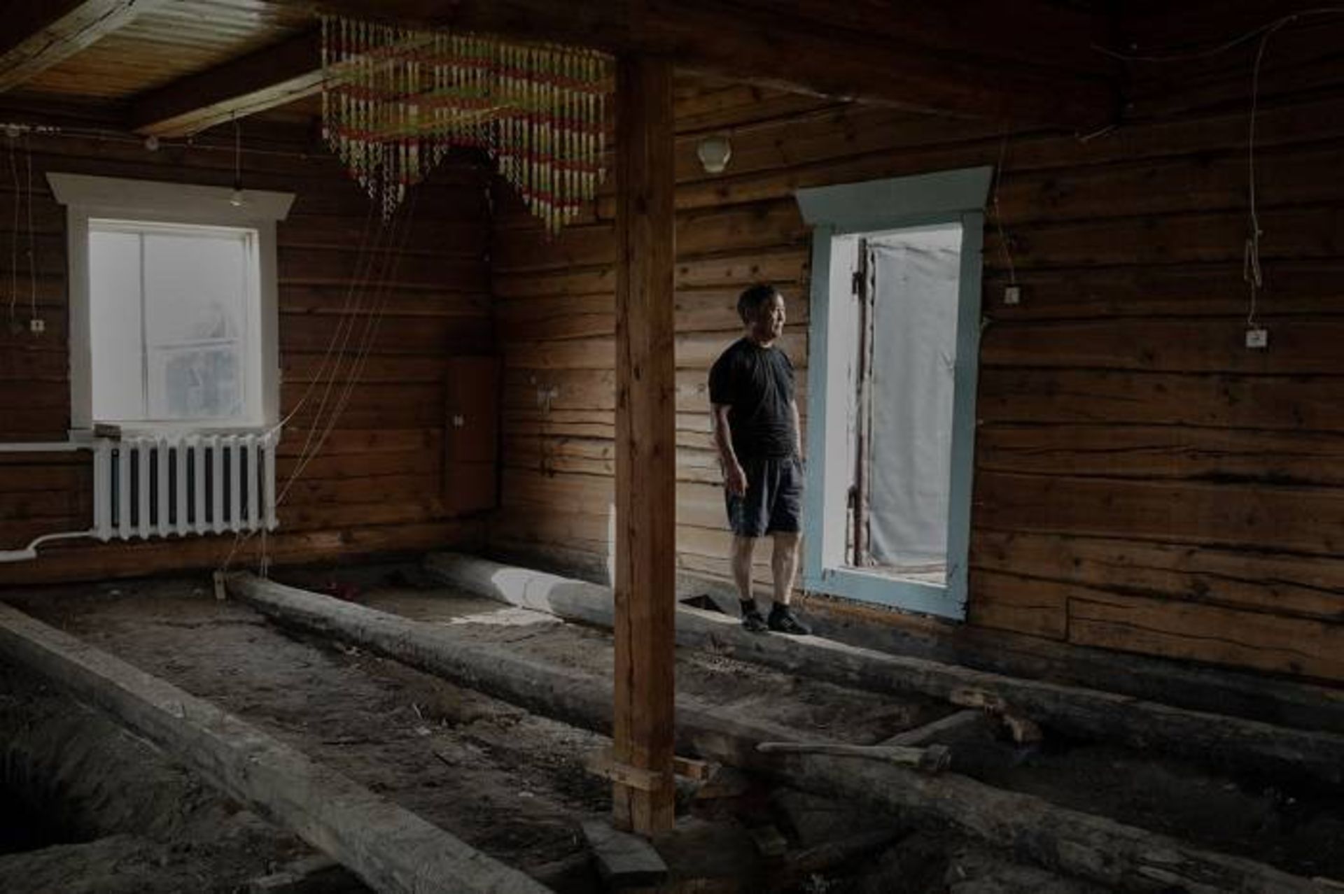 نشست خانه در اثر ذوب لایه منجمد خاک