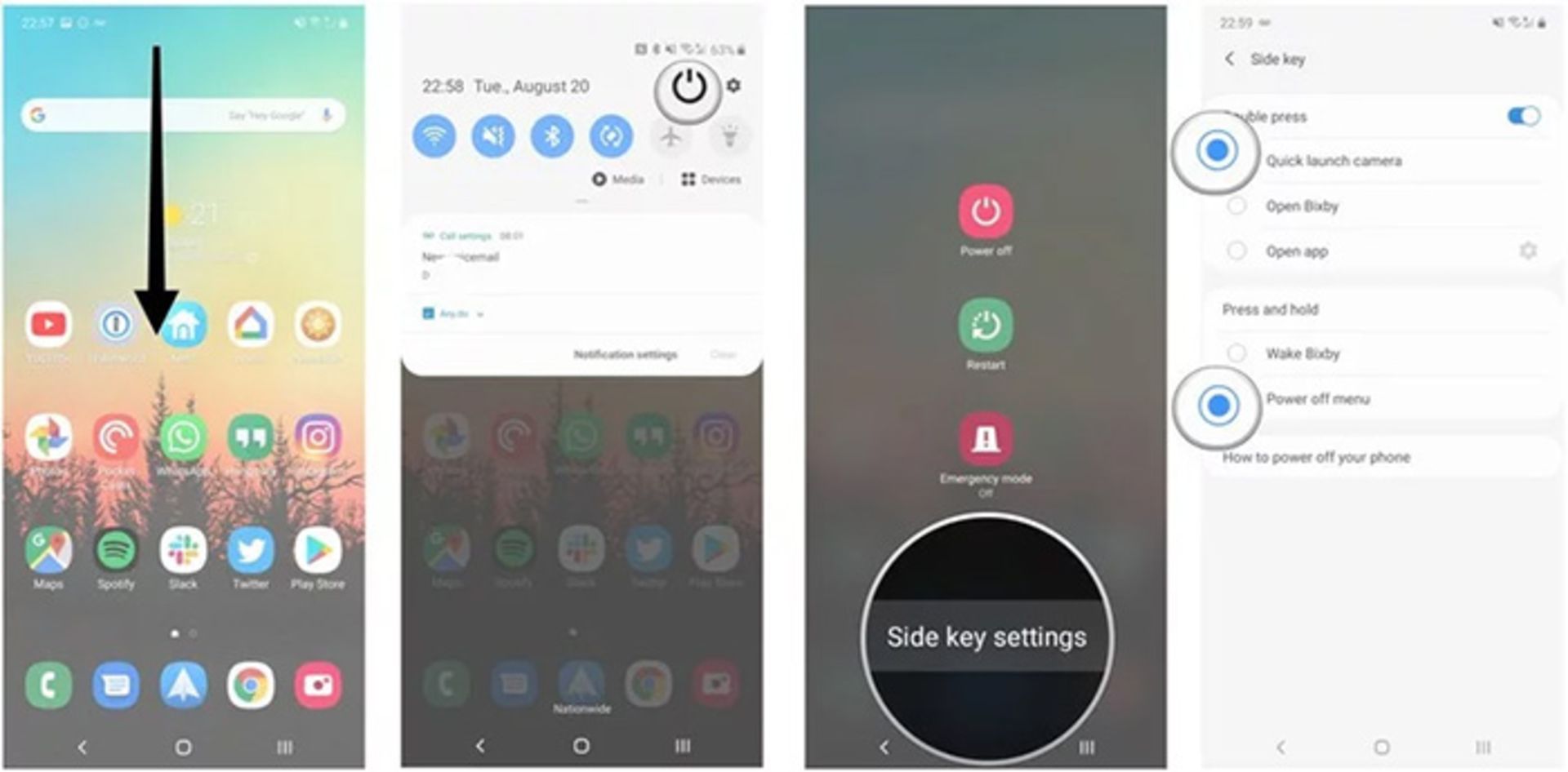 غیرفعال کردن بیکسبی