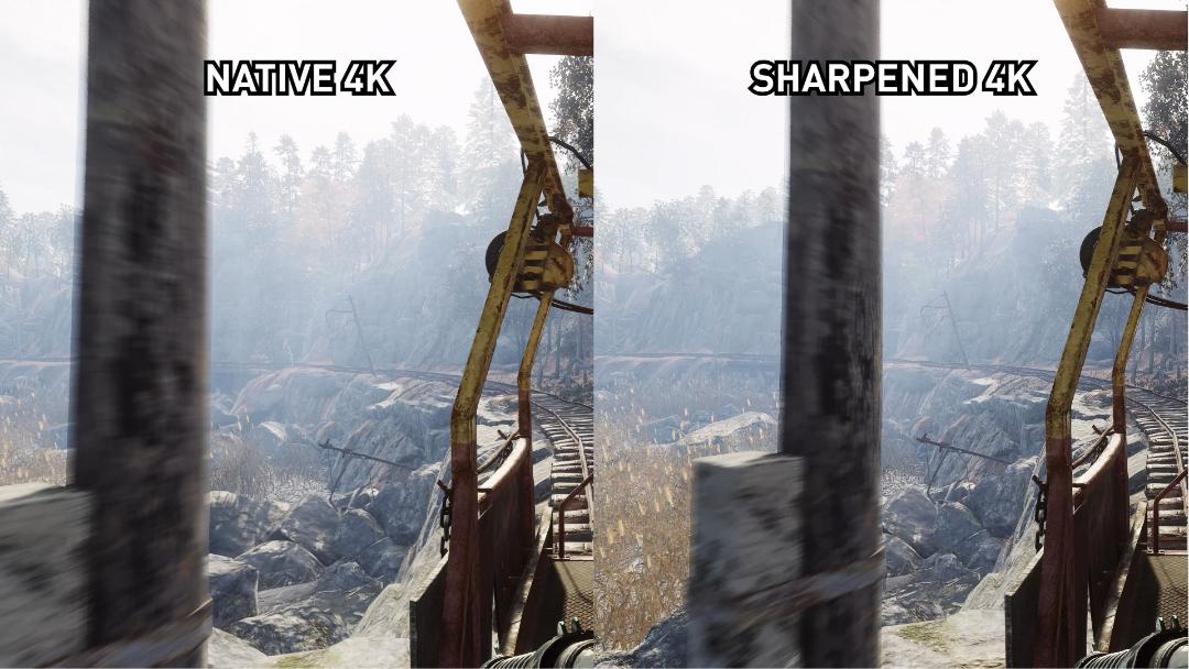 Radeon image sharpening