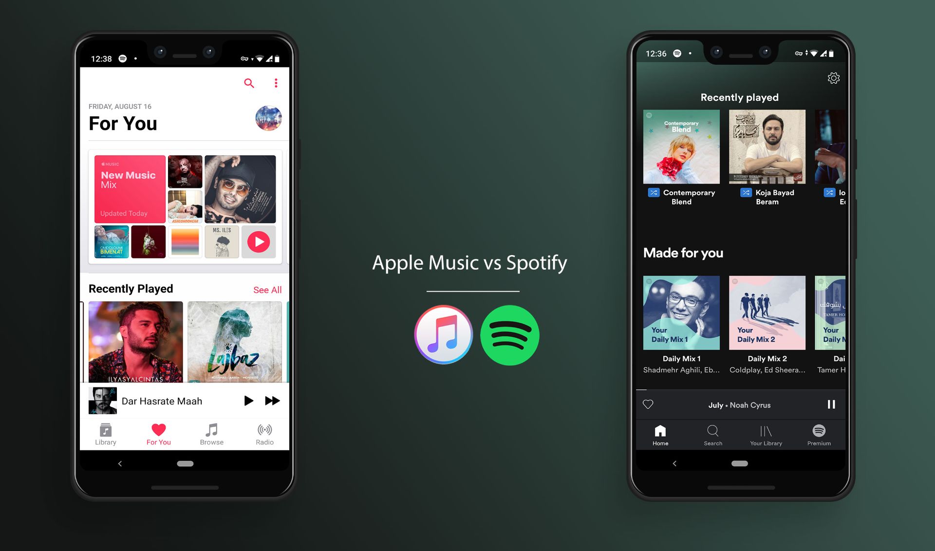 مرجع متخصصين ايران اپل موزيك / اسپاتيفاي / Apple Music / Spotify